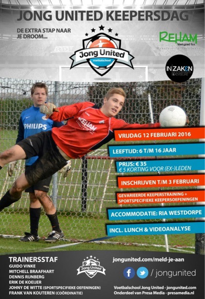 Jong United : Keepersdag